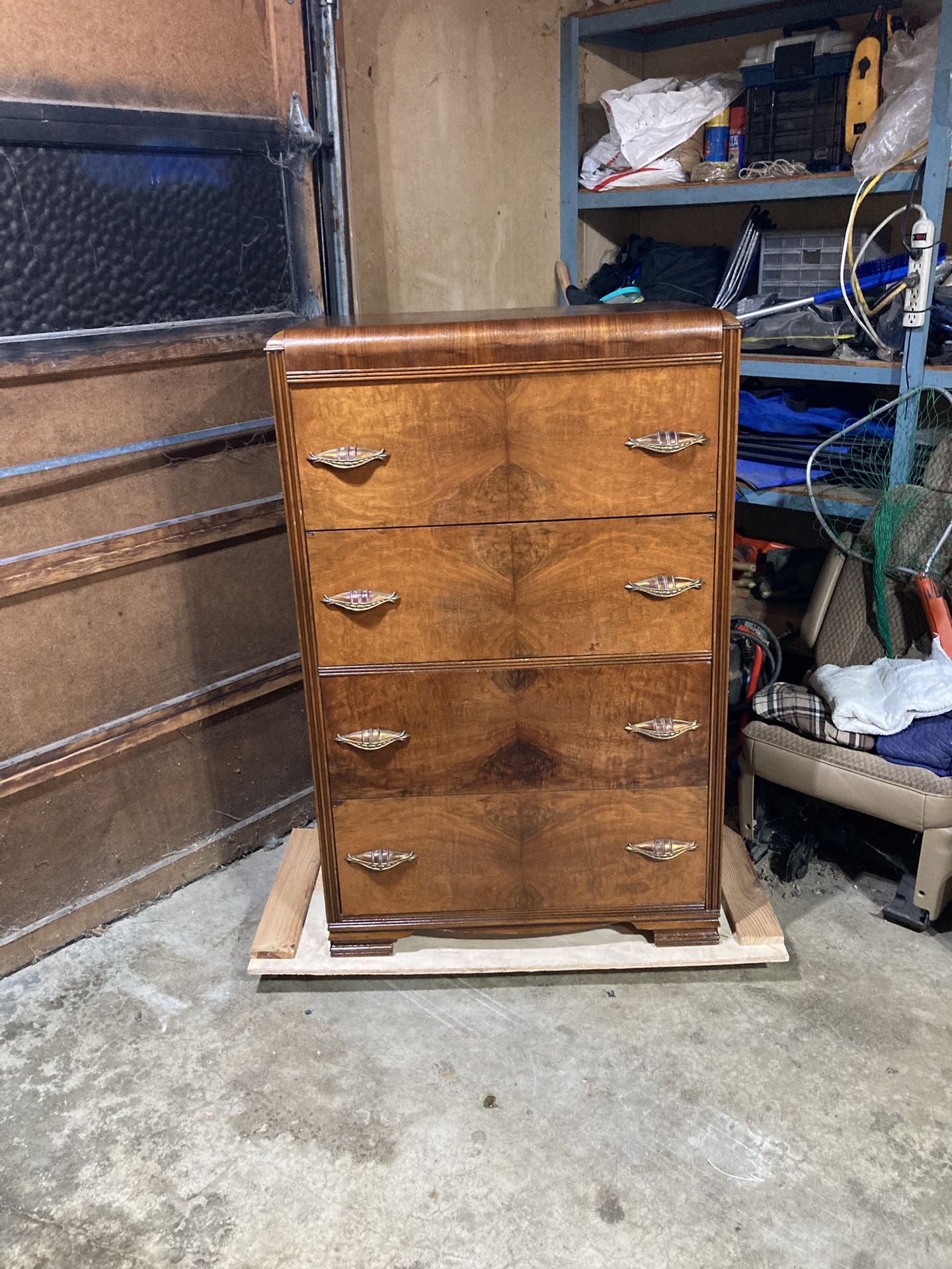 Art Deco Waterfall Dresser
