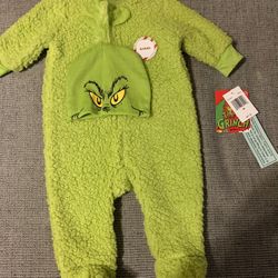 Baby Grinch Sleeper And Hat