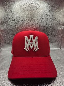 Amiri MA Logo Snapback Hat Red