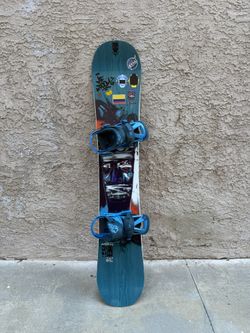 Arbor snowboard 159cm Burton Custom X bindings
