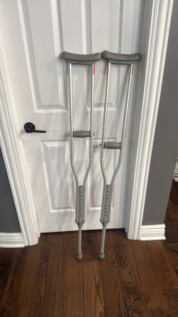 Adult crutches.