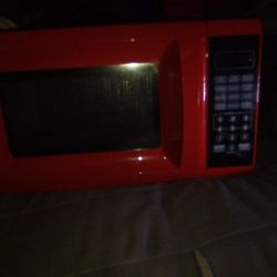 Red And Black Mini Microwave 700watts 