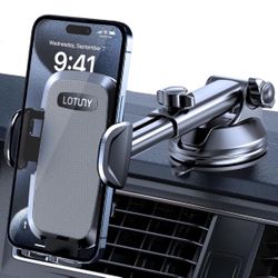 New In Box Phone Holders for Your Car,Upgraded Rotatable Base for Car Dashboard Windshield,Universal Cell Phone Holder Automobile Cradle for iPhone Sa