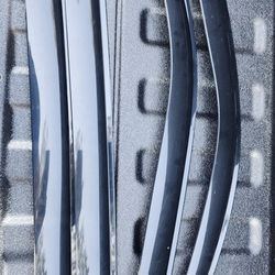 Auto Ventshade [AVS] In-Channel Rain Guards For 2019 - 2025 Ram 1500, CREW CAB ONLY | Window Vent Visors, 4 pcs. - Smoke | 194818