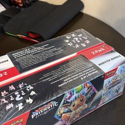 Pokémon - prismatic evolutions - surprise box & booster bundle combo (4 available)