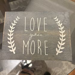 Small Wall Hanging-love U More