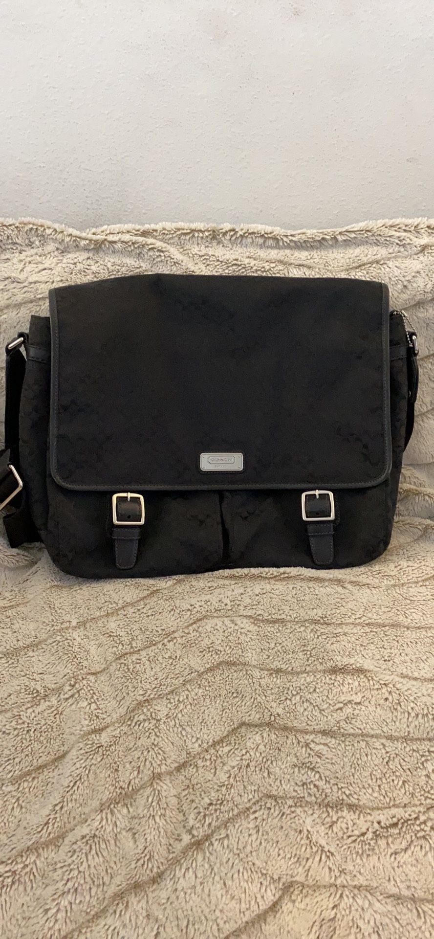 Coach Monogram Laptop Messenger Bag