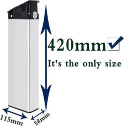 H01 $80 Ebike Battery 48V 14Ah for Lectric XP 2.0 3.0 Step-Over DCH006 430mm Folding Built-in Electric Bicycle Lithium Battery for Samebike LO26