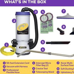 Proteam  Super Coach Backpack Vacuum 