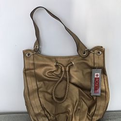 Rosetti  Gold Mettalic  Bronze  Eco Leather Purse  Shoulder Bag Tote 