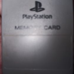 Playstation Memory Card