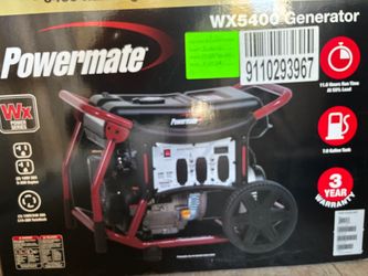 Powermate WX5400 Portable Generator 5400W