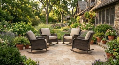 Patio rockers patio rocking chairs outdoor patio rocking chair set ☑️🆕🚎🛺🚚