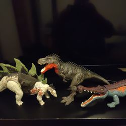(3) Jurassic Park dinosaurs