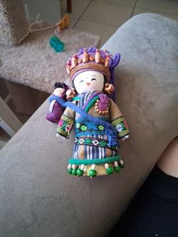 Traditional Asian Folk Costume Doll