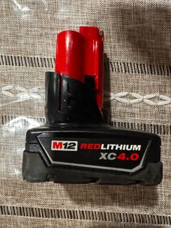 Milwaukee M12 RedLithium XC4.0 Battery