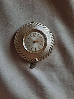 Vintage Timex Brooch Pin Watch