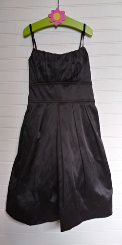 Prom or homecoming black matte satin size L dress