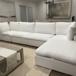 🤍New! White Cloud 4pc Sectional Couch