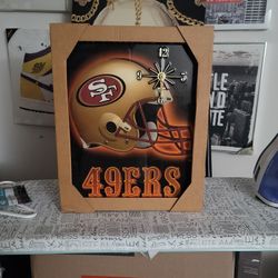 Vintage San Francisco 49'ers Wall Clock