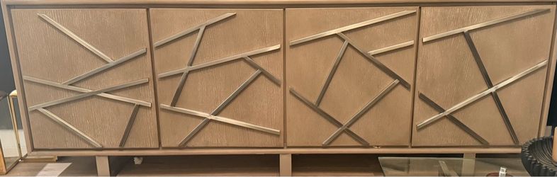 Modern 4-Door Sideboard Credenza