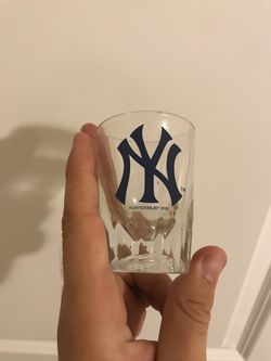 2002 Yankees Shot Glass