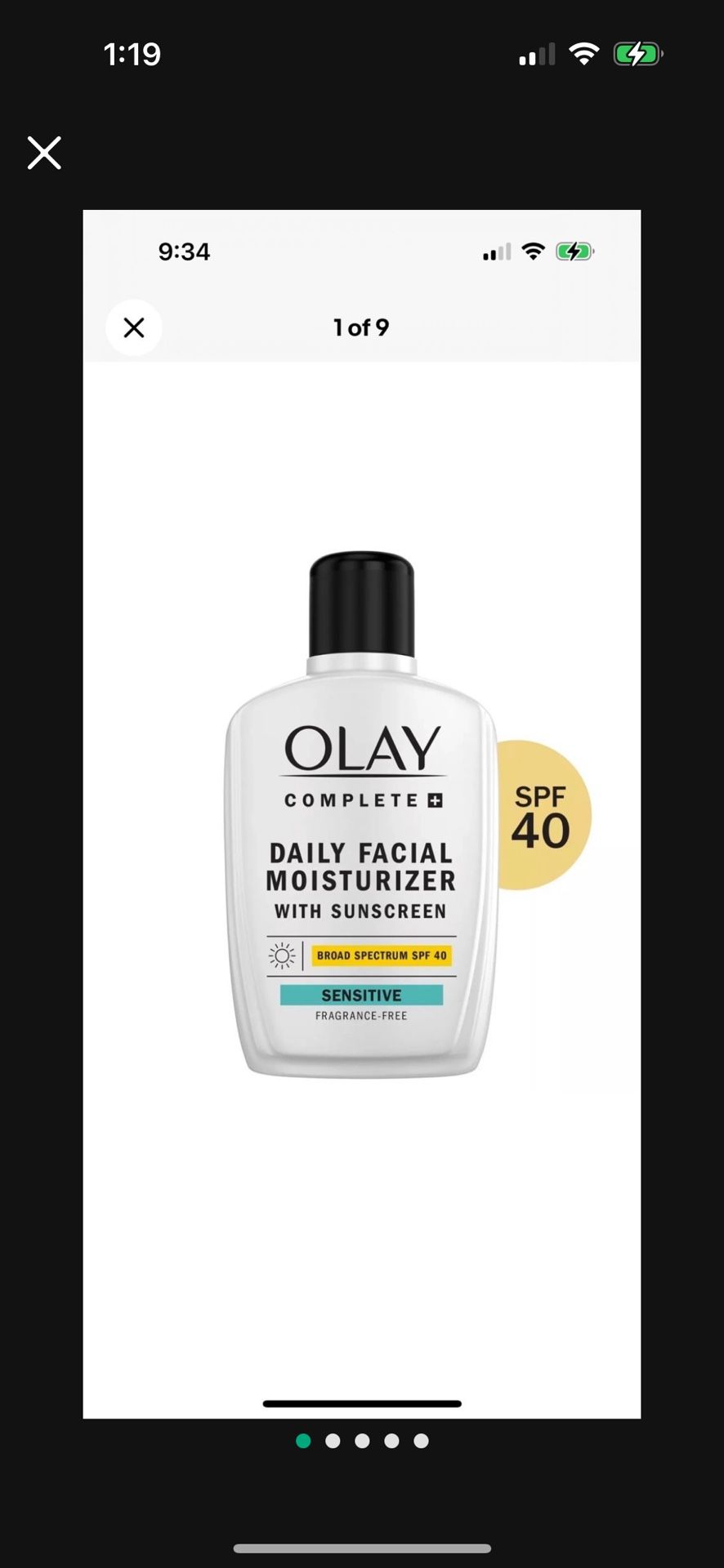 Olay Complete + Lotion with Sunscreen - SPF 40 - 6 fl oz