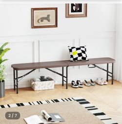New 6 feet Foldable Bench READ DESCRIPTION