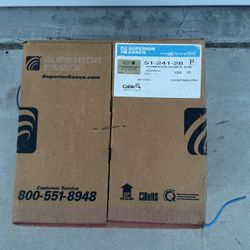 New COMMUNICATIONS NETWORK CABLE Superior Essex Marathon LAN CAT5e Plenum Cable The Part number:51-241-28 4X24 MARATHON CECMP BL 1KFPB DSQA 1086-019 B