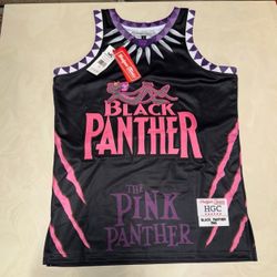 The Pink Panther X Black Panther Jersey New with Tags size Medium