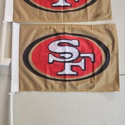 49ers Car Flags 1 Pair $25 Firm On Price