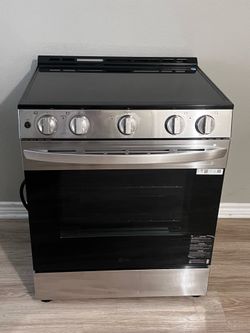 New LG electric stove