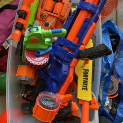Full Lot of Nerf Guns