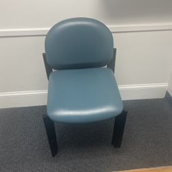 Blue & black standard commercial guest/side chair