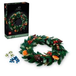 LEGO Icons Wreath-Making Building Toy Kit and Holiday Garland Christmas Decor - 10340