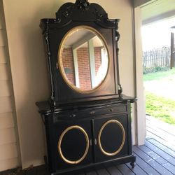 Vintage Black Cabinet