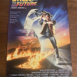 Back To The Future Poster! BRAND NEW !!! Rare!!