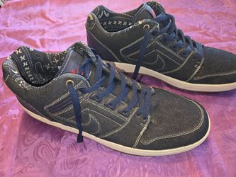 Nike Air Force 2 SB Low East West Rivals - West Coast Denim Tupac Size 14