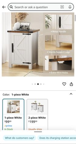 NEW Olilawn Farm House Night Stand