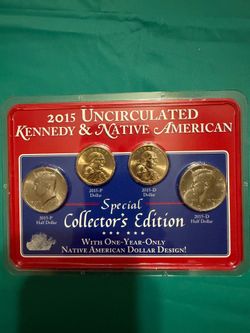 2015 4 coin set