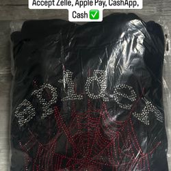SP5DER Hoodie “OG Rhinestone” Size M (Check Description)