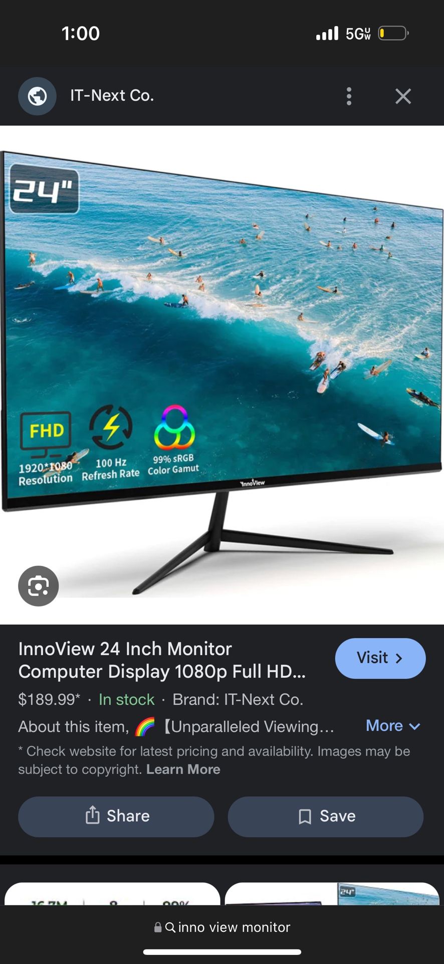 inno view monitor