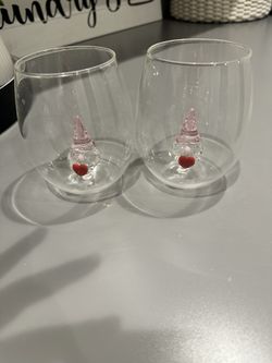 Gnome Wine Goblets/Wine Glasses