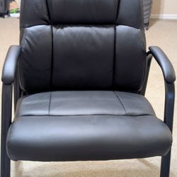 23.62" Stackable Chair with Metal Frame (Set of 2)