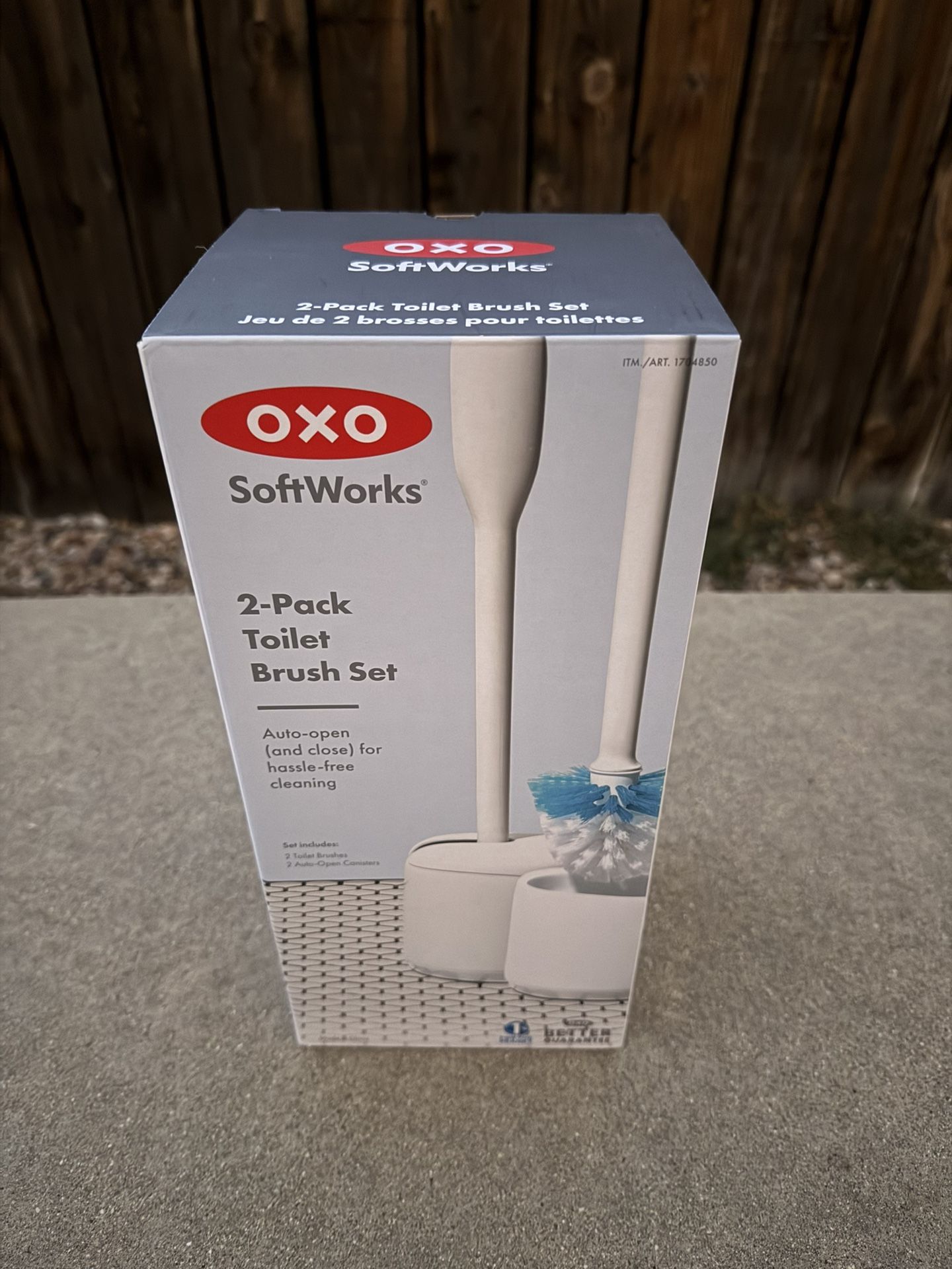 Toilet Brush And Canister 2 Sets