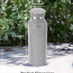 Crystal Studded Water Bottle