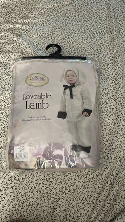 Toddler lamb costume