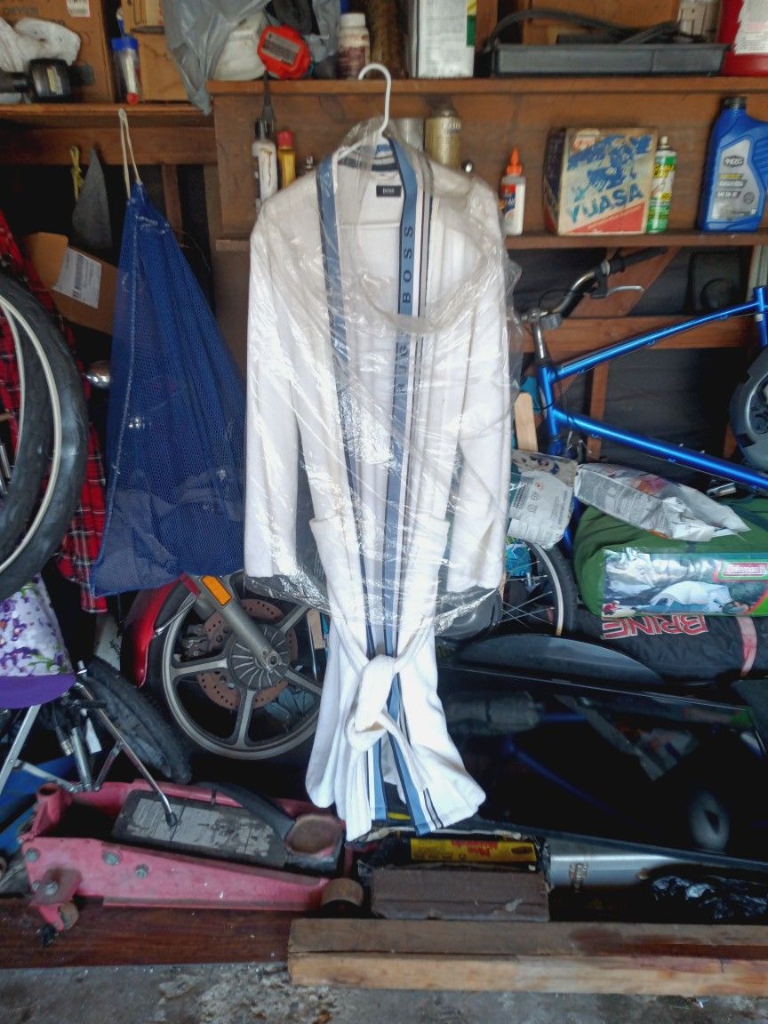 Boss Hugo Men's Cotton Large Bathrobe Belgian