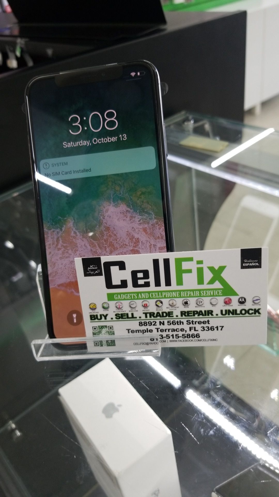 iPhone x black