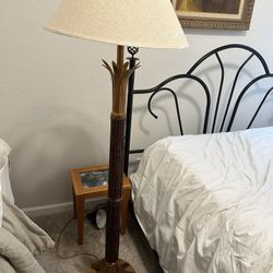 Antique/ Vintage Wicker Floor Lamp